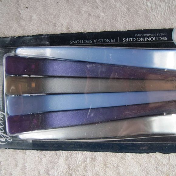 6 Goody Plastic 4 1/2" Sectioning Hair Clips Allergy Fasten Section Secure 2012 - Picture 12 of 16